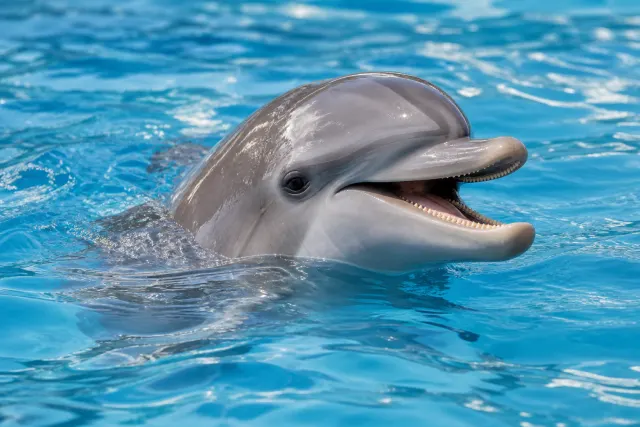 Художественная иллюстрация: Шоу дельфинов в Pattaya Dolphinarium